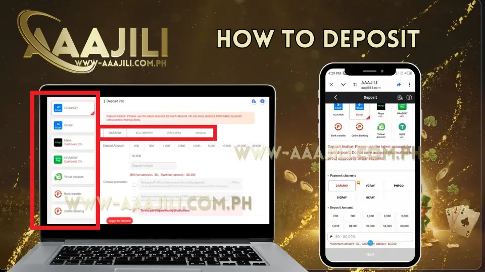 AaaJili Deposit Super Fast